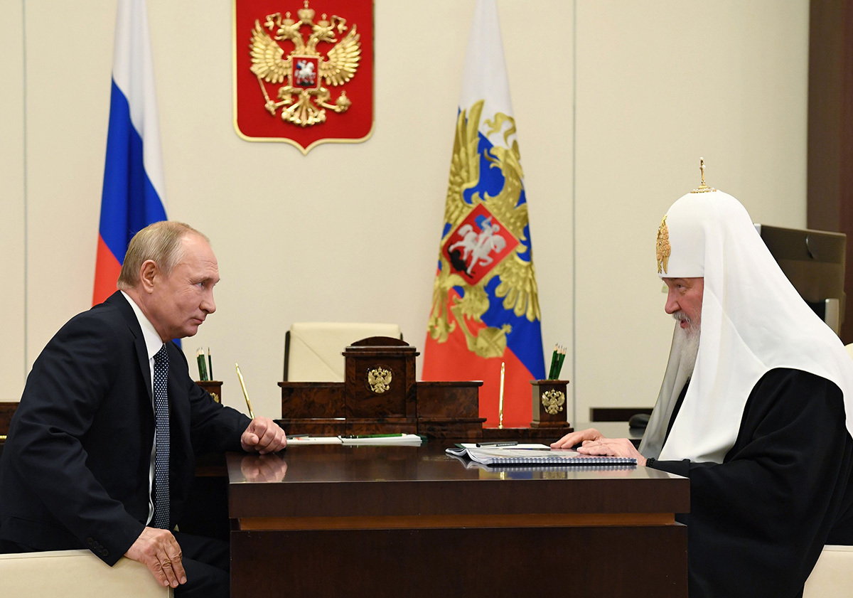 Former archbishop of Canterbury accuses Putin of 'heresy' over Ukrainian war remarks