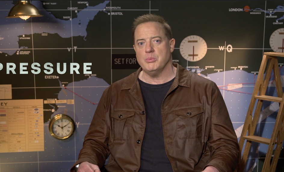 Brendan Fraser opens up about playing Dwight Eisenhower in 'Pressure'