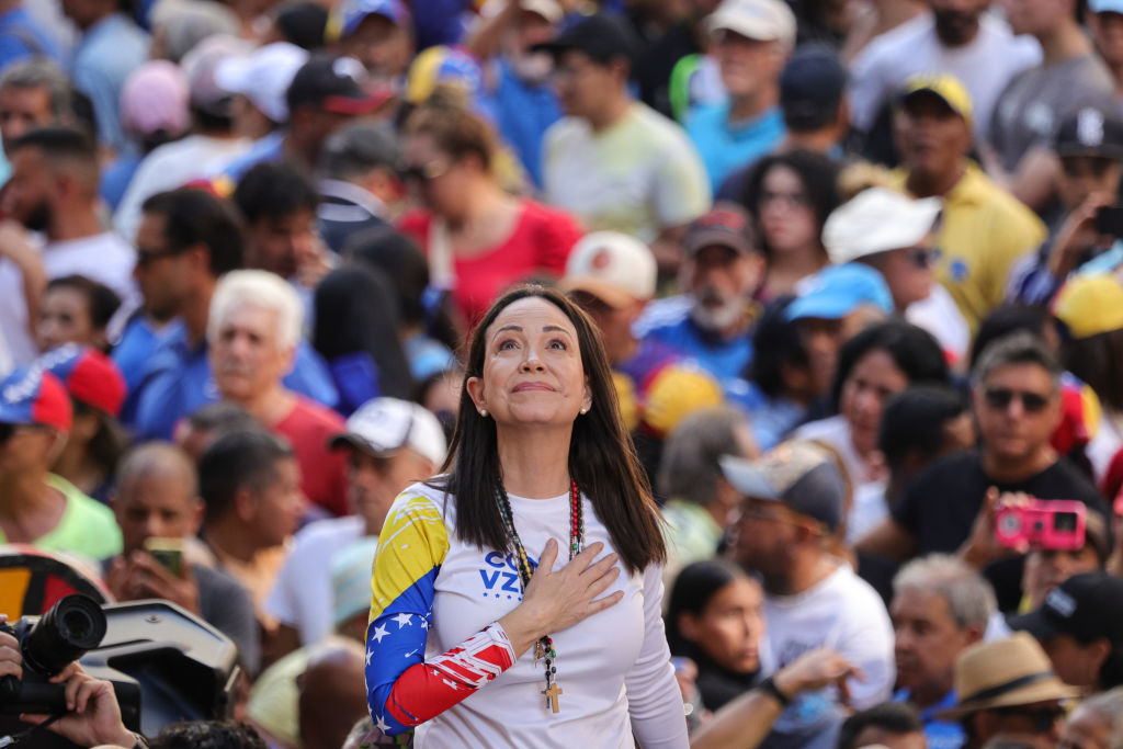 Machado urges churches to help lead Venezuela's democratic rebirth