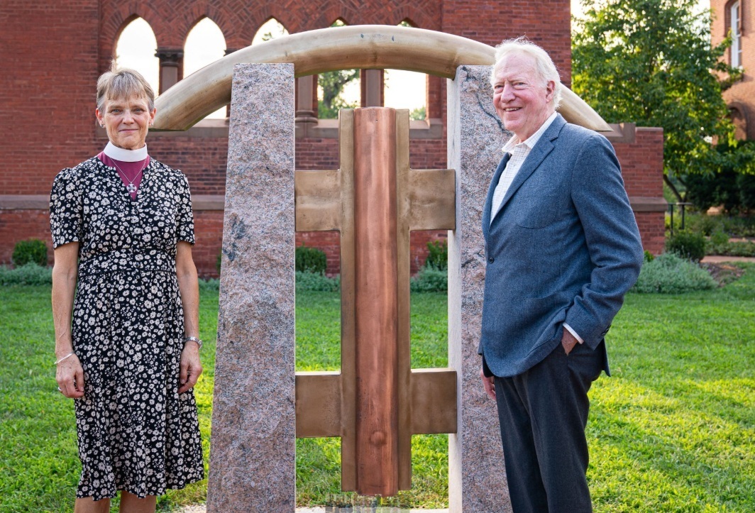 Bishop Mariann Budde’s rebuke of Trump honored by new sculpture at Virginia seminary