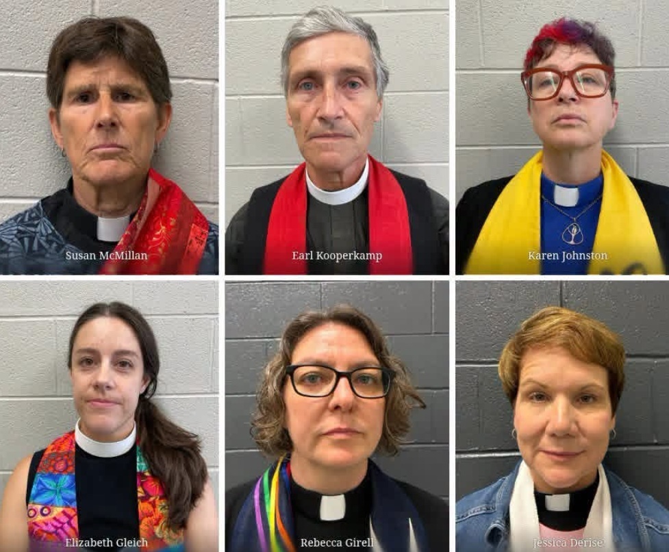 7 faith leaders arrested for trespassing at ICE office in Vermont