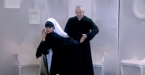 Lady Gaga at It Again? Entertainer, Dressed as Nun, Spanked by 'Priest' |  Entertainment News