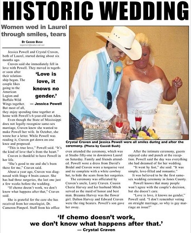 Gay news article