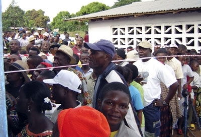 More than 1 million Liberians - 74 percent of registered voters - cast ballots Oct. 11. (Photo: UMNS / Mary Miller)