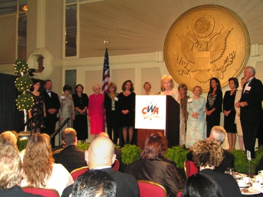 Beverly LaHaye, Chairman and Founder of Concerned Women for America, which recently celebrated its 25th anniversary, addresses the audience at CWA's national convention.