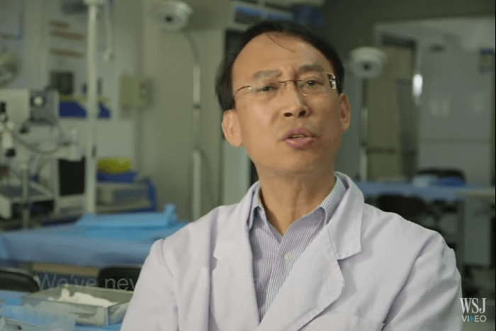 In his laboratory in Harbin, China, Professor Xiaoping Ren works on the extreme edge of science.