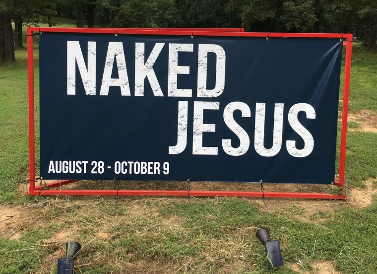 Tennessee Church S Naked Jesus Banners Stolen In Front Of Pastor Church Ministries News