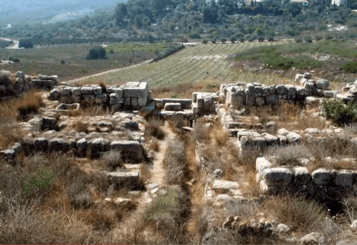 The ruins of Tel Gezer, located in the modern state of Israel.