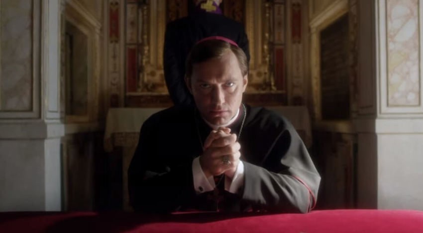 Jude Law in the title role of the 2016 HBO miniseries "The Young Pope."