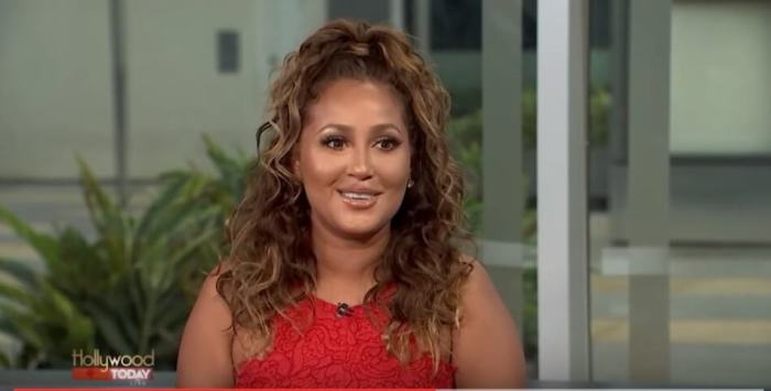 Adrienne Bailon talks about her engagement to Israel Houghton on 'Hollywood Today Live' on August 26, 2016.