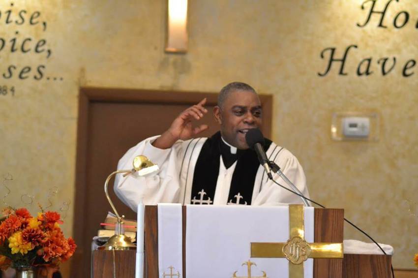 Pastor Kenneth K. Dubose Sr. of St. James Missionary Baptist Church in Bridgeport, Connecticut.