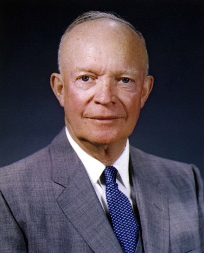 Former general and president of the United States of America, Dwight David Eisenhower.