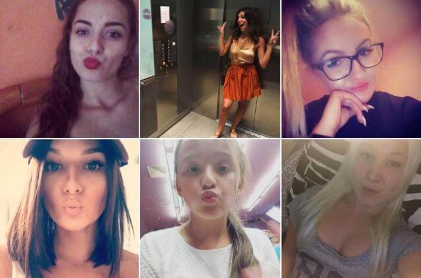 Selfies found on Instagram.