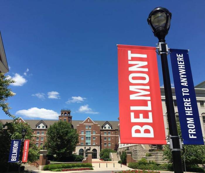 Belmont University in Nashville, Tennessee.