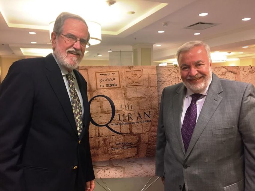 Safi Kaskas (R) and Dr. David Hungerford (L).