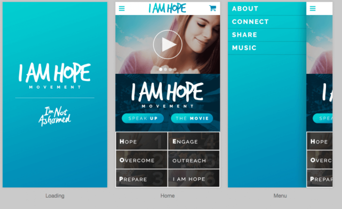 The I AM HOPE movement seeks to help students shed their fears of sharing the Gospel and to empower them to spread the Good News with others.