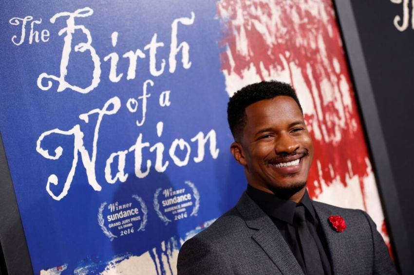 Actor Nate Parker attends the premiere of "The Birth of a Nation" in Hollywood, California, September 21, 2016.