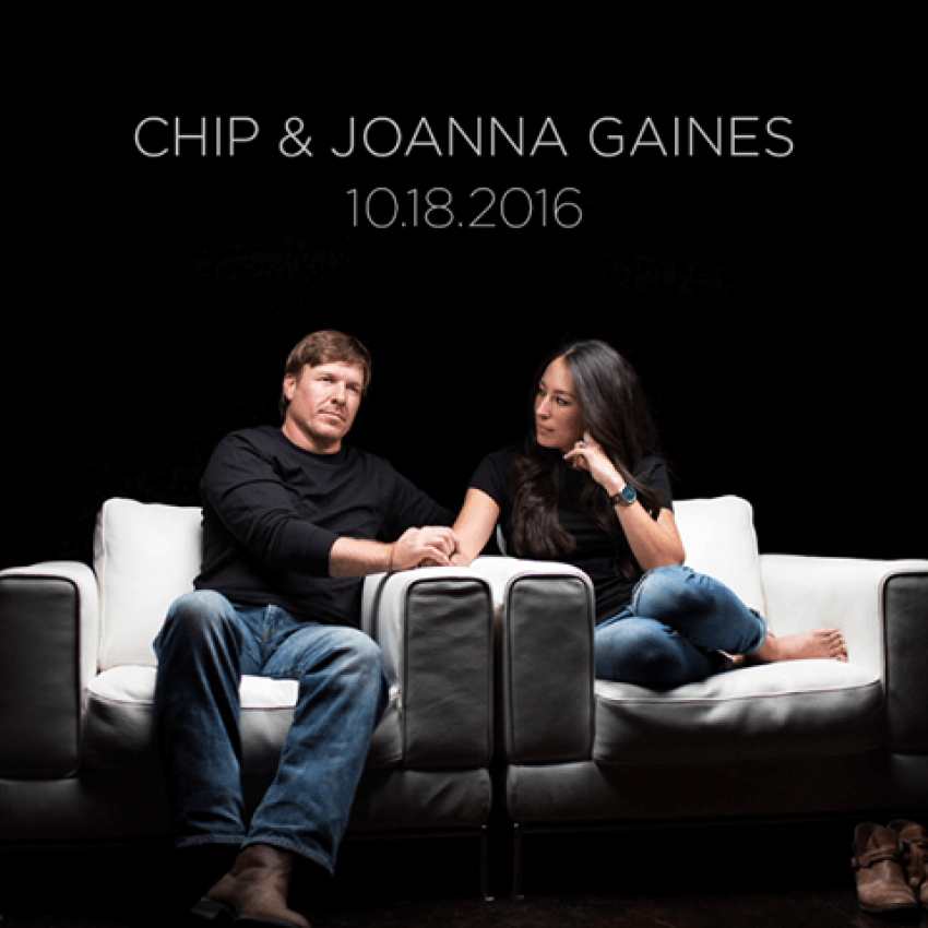 "Fixer Upper" hosts Chip and Joanna Gaines star in "I Am Second," October 18, 2016.