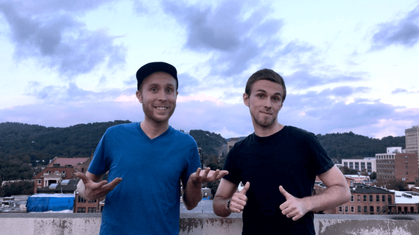 Elliott Gladwin and Tom Zuniga, hosts of "Your Other Brothers" podcast