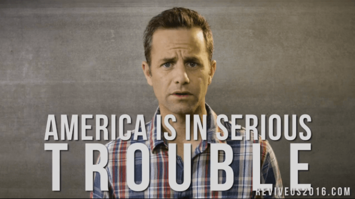 Kirk Cameron releases 'Revive Us' a film of eye-opening prayer, worship, and inspiration, October 18, 2016.