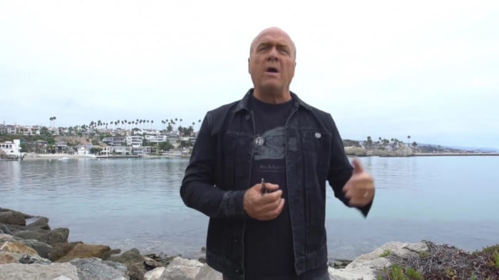 Pastor Greg Laurie, senior pastor of Harvest Christian Fellowship in Riverside and Harvest Orange County in Irvine, California, answers a Facebook question in a video posted online Tuesday, October 18, 2016.