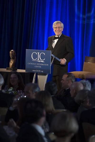 Princeton University law professor Robert P. George speaks at a Catholic Information Center dinner honoring late Supreme Court Justice Antonin Scalia in Washington, D.C. on Oct. 26, 2016.