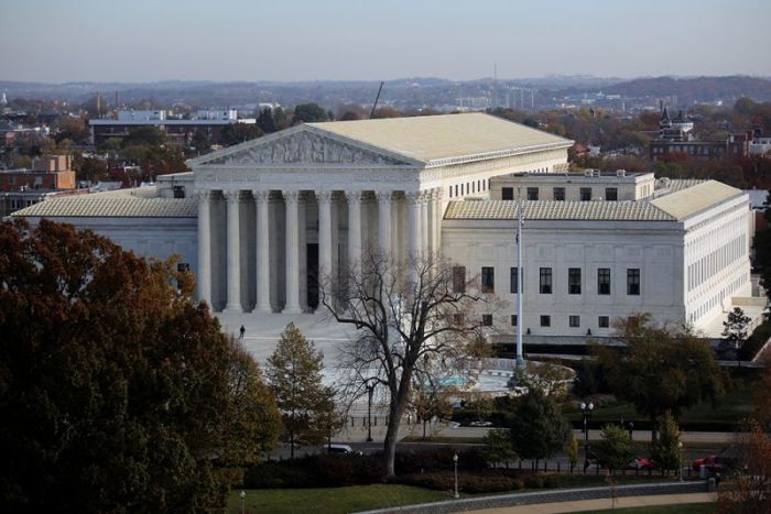A general view of the U.S. Supreme Court building in Washington, November 15, 2016.