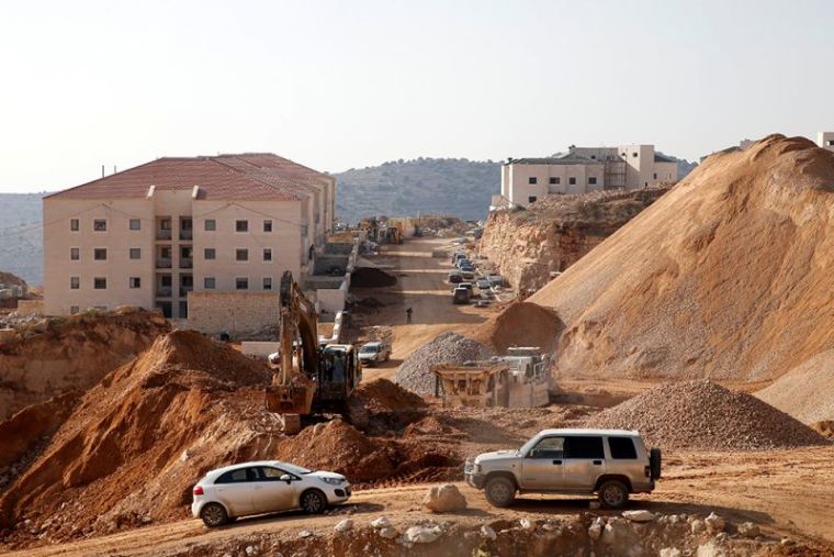 A construction site is seen in the Israeli settlement of Beitar Ilit, in the occupied West Bank December 22, 2016.