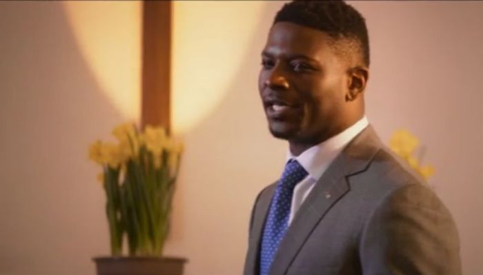 San Diego Chargers great LaDainian Tomlinson stars as 'Pastor Williams' in the 2017 film 'God Bless the Broken Road.'