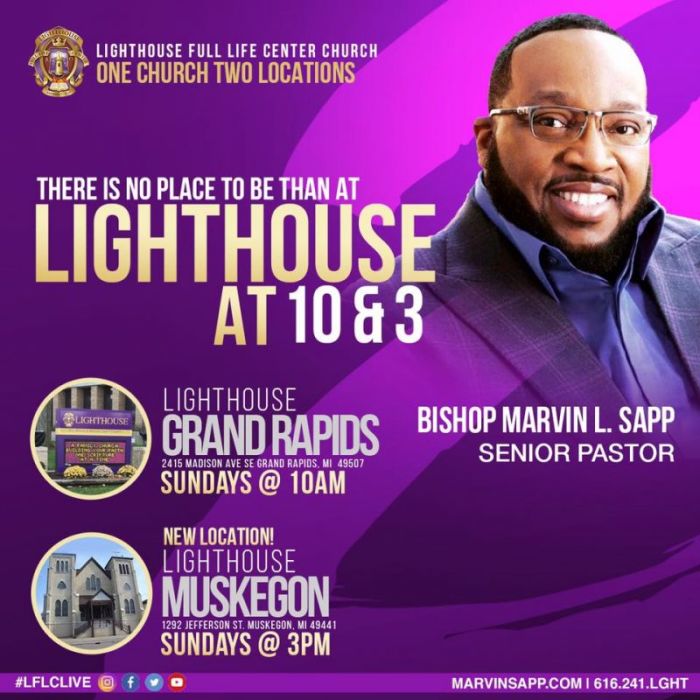 Bishop Marvin Sapp of Lighthouse Full Life Center Church