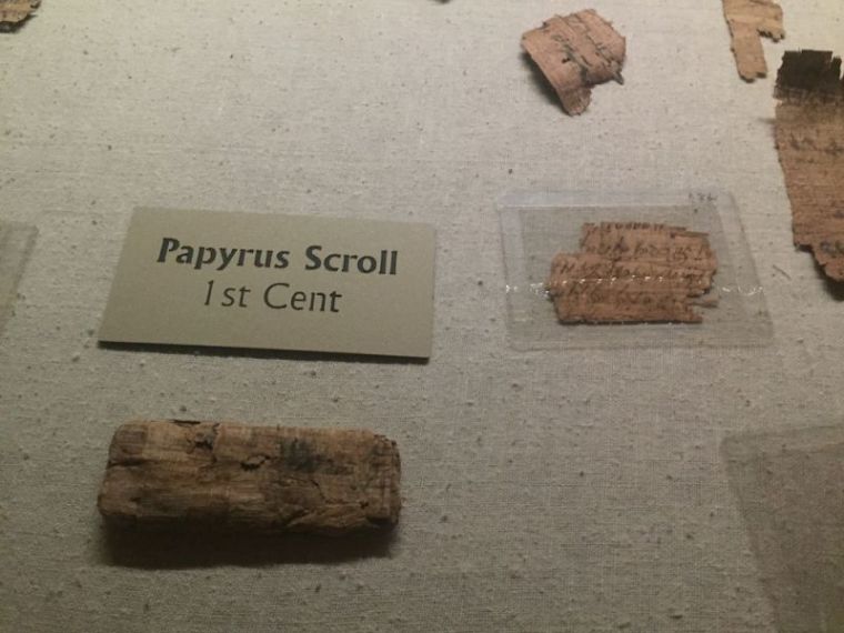 Biblical artifacts kept in The Scriptorium