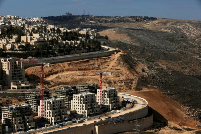 A general view shows the Israeli settlement of Ramot in an area of the West Bank that Israel annexed to Jerusalem, Israel, January 22, 2017.