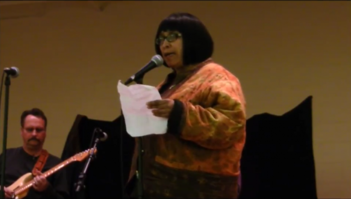 The late Carol Herbin, 63, a lead singer at United Methodist Church For All People in Columbus, Ohio, sings 'Precious Lord' in February 2012.