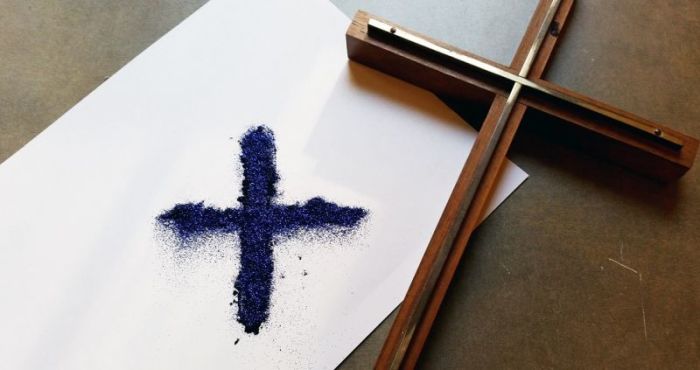 LGBT Christian group 'Parity' seeks to advance their message through 'Glitter Ash Wednesday' on March 1, 2017.