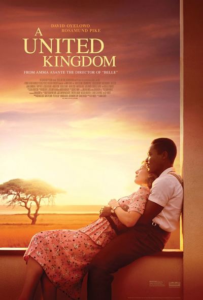 Movie poster for 'A United Kingdom' (2016).