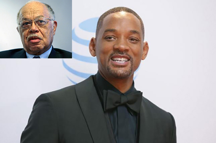 Actor Will Smith arrives at the 47th NAACP Image Awards in Pasadena, California, February 5, 2016. Abortionist Kermit Gosnell (Inset) file photo.