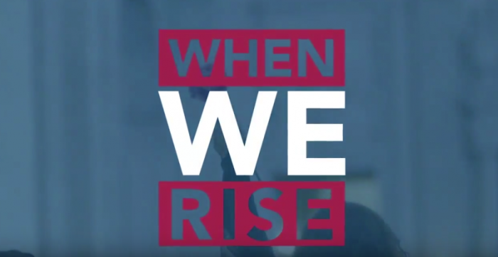 An ad for the ABC miniseries 'When We Rise.' The four-part miniseries focused on the history of the gay rights movement from the 1970s to 2013.