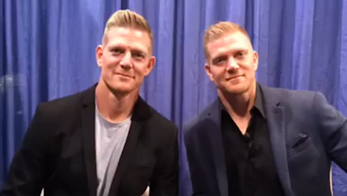 The Benham Brothers attend the National Religious Broadcasters Christian Media Convention in Orlando, Florida, March 1, 2017.