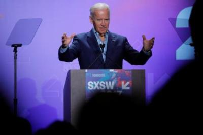 Former Vice-President Joe Biden speaks about the Biden Cancer Initiative