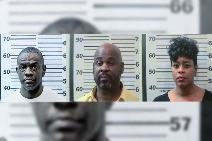 (From L-R) Pastor William Knott, 48; Pastor John David Young, 55 and girls' instructor Aleshia Moffett, 42, of the Saving Youth Foundation in Alabama.