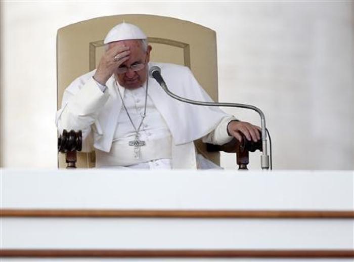 Pope Francis conducts his weekly general audience at St. Peter's Square at the Vatican, Rome, Italy, November 13, 2013.