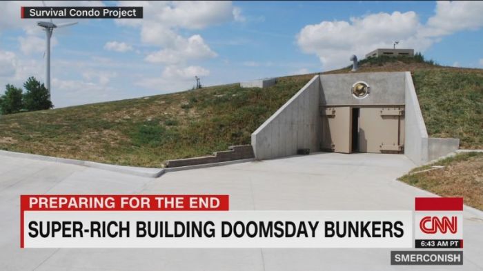 Doomsday bunker story as shown in a CNN video on March 21, 2017.