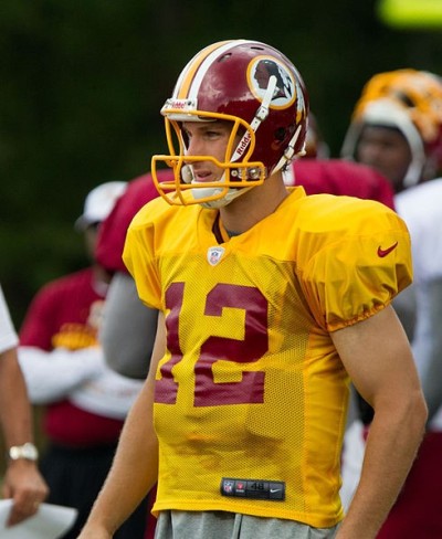 Kirk Cousins at the Washington Redskins training camp in 2012.