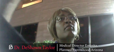 Dr. DeShawn Taylor, past Medical Director of Planned Parenthood of Arizona, seen in an undercover video by the California-based pro-life group the Center for Medical Progress, released on March 29, 2017.