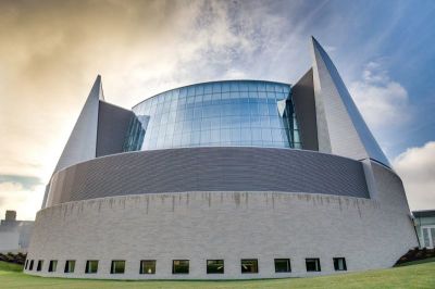 The exterior of the new sanctuary for the Leawood, Kansas-based United Methodist Church of the Resurrection. In April 2017, the congregation held a grand opening for its new 3,500-seat sanctuary.