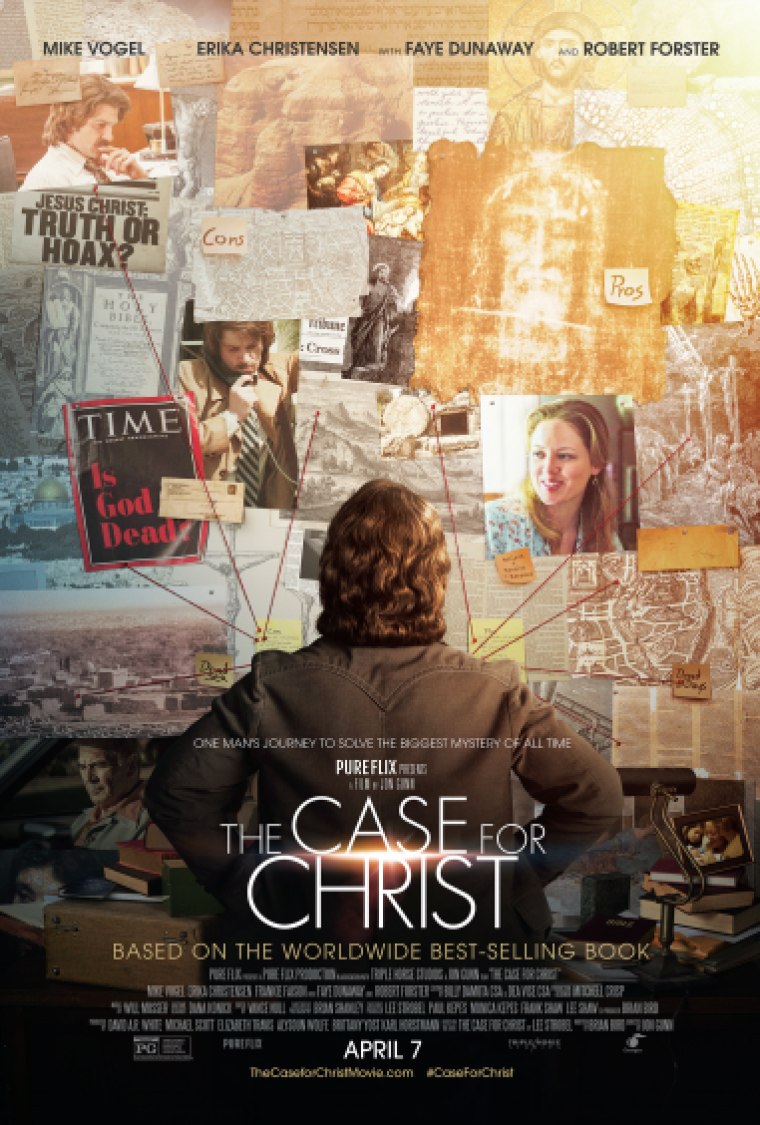 From Lee Strobel's award-winning and best-selling book, the feature film 'The Case For Christ' premieres in wide release on Friday, April 7.