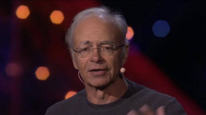 Peter Singer, bioethicist from Princeton University.