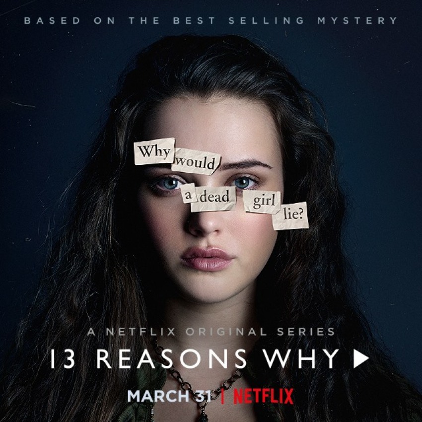 Promotional image for the series "13 Reasons Why."