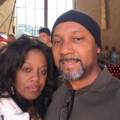 A Facebook photo of Cedric Anderson (L) and his estranged wife, Karen Smith, uploaded on January 30, 2017.