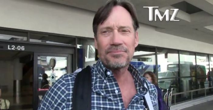 Kevin Sorbo speaks with TMZ at LAX airport in a video posted on April 12, 2017.